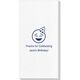 Party Hat Emoji Deville Guest Towels Image 1 of 2